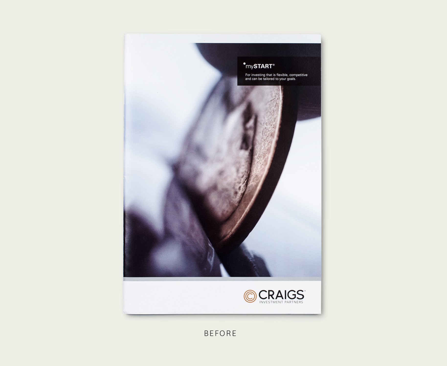 Craigs Investment Partners before and after booklet cover