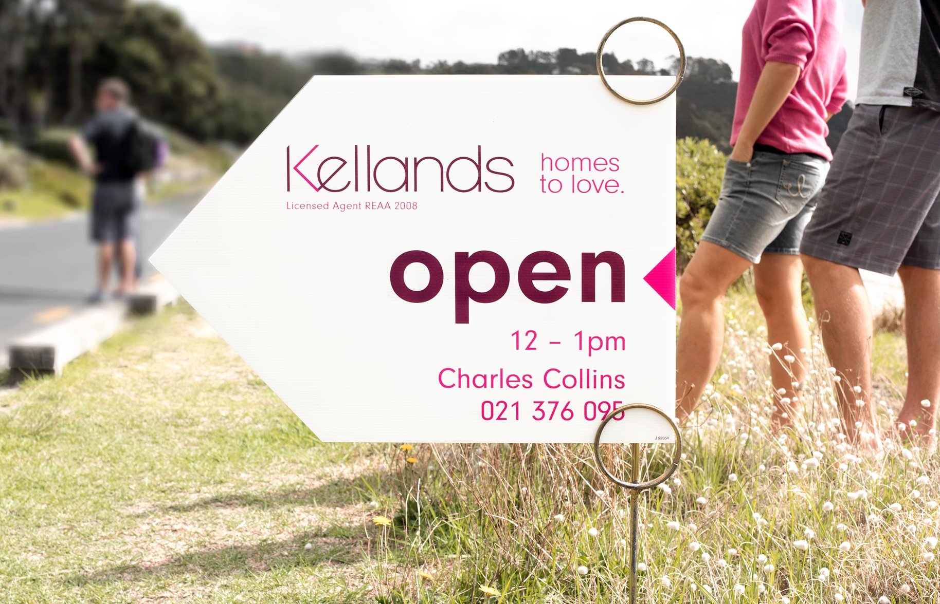 Kellands Real Estate open home signage