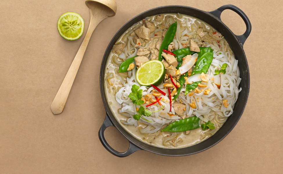 My Main Course Thai Chicken Curry - Laksa Photography