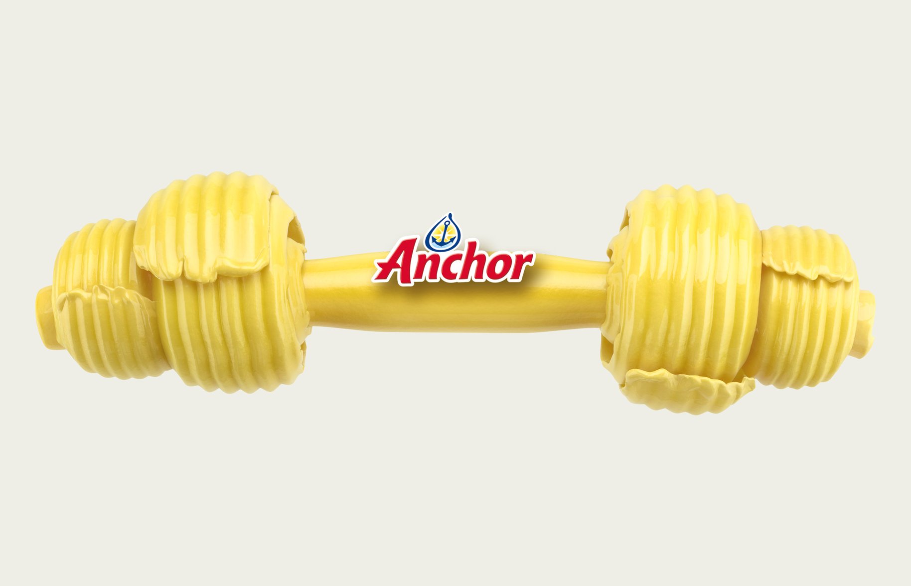Anchor Export Strong, Healthy Kids weights butter render