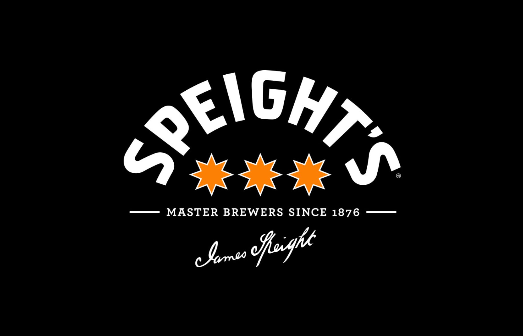 Speight's logo black background 