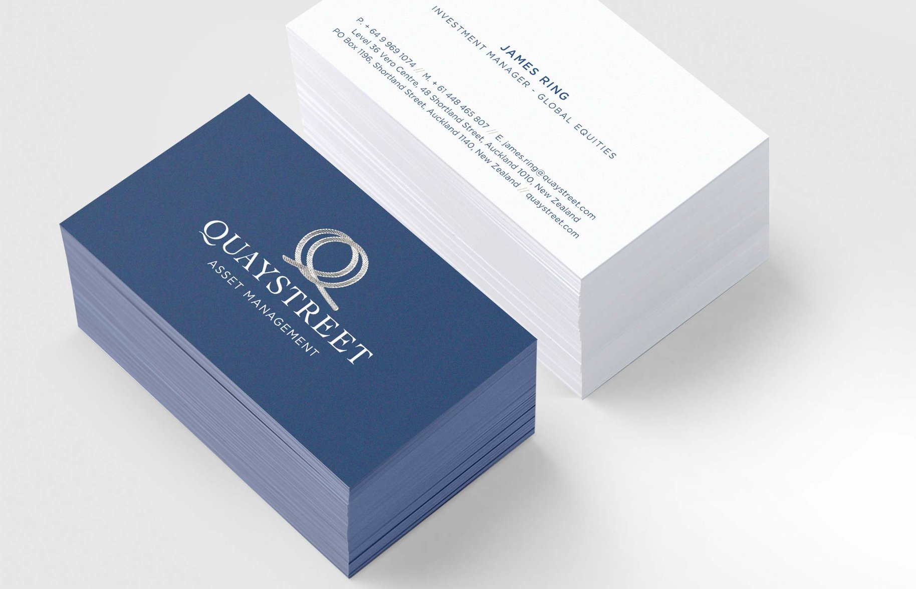 QuayStreet Business card design