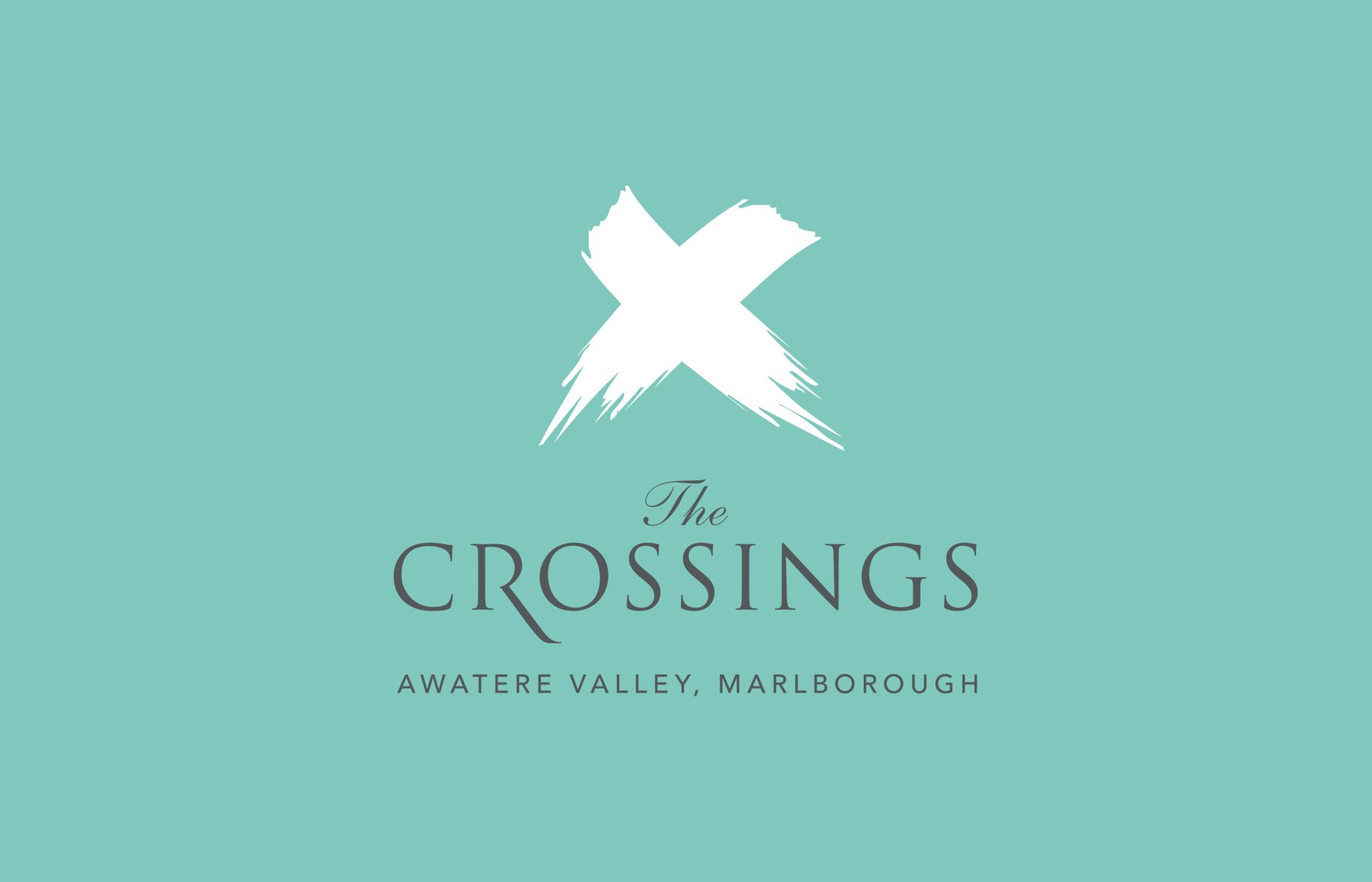 The Crossings Logo Design Identity 