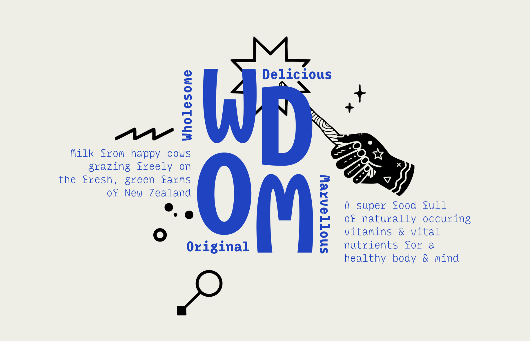 WDOM brand illustration